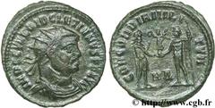 DIOCLETIEN (20/11/284-1/05/305) Caius Aurelius Valerius Diocletianus Auguste (20/11/284-1/05/305) Pseudo aurelianus ou néo-aurelianus 295-296 N° brm_126406 Date : 295-296 Nom de l'atelier : Héraclée M