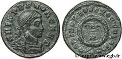 CRISPUS (1/04/317-09/326) Flavius Julius Crispus César (317-326) Centenionalis ou nummus 320-321 N° brm_126432 Date : 320-321 Nom de l'atelier : Ticinum Métal : cuivre Diamètre : 18mm Axe des coins : 