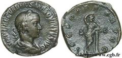 HOSTILIEN (+251) Caius Valens Hostilianus Messius Quintus Fils de Trajan Dèce - César (03-/06/251) Sesterce mi-fin 251 N° brm_126459 Date : mi-fin 251 Nom de l'atelier : Rome Métal : cuivre Diamètre :