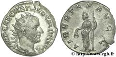 TREBONIEN GALLE (06/251-06/253) Caius Vibius Trebonianus Gallus Antoninien fin 251 - mi 252 N° brm_126465 Date : fin 251 - mi 252 Nom de l'atelier : Rome Métal : billon Diamètre : 20mm Axe des coins :