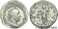 TREBONIEN GALLE (06/251-06/253) Caius Vibius Trebonianus Gallus Antoninien fin 251 - mi 252 N° brm_126466 Date : fin 251 - mi 252 Nom de l'atelier : Rome Métal : billon Diamètre : 22mm Axe des coins :