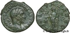 VOLUSIEN (06/251-06/253) Caius Vibius Afinius Gallus Vendumnianus Volusianus Auguste (11/251-05/253) As fin 251 - mi 252 N° brm_126469 Date : fin 251 - mi 252 Nom de l'atelier : Rome Métal : cuivre Di