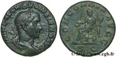 VOLUSIEN (06/251-06/253) Caius Vibius Afinius Gallus Vendumnianus Volusianus Auguste (11/251-05/253) As fin 251 - mi 252 N° brm_126477 Date : fin 251 - mi 252 Nom de l'atelier : Rome Métal : cuivre Di