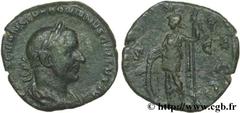 TREBONIEN GALLE (06/251-06/253) Caius Vibius Trebonianus Gallus Sesterce 251-252 N° brm_126480 Date : 251-252 Nom de l'atelier : Rome Métal : cuivre Diamètre : 28mm Axe des coins : 12h. Poids : 13,60g