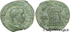 VOLUSIEN (06/251-06/253) Caius Vibius Afinius Gallus Vendumnianus Volusianus Auguste (11/251-05/253) Sesterce fin 251 - mi 252 N° brm_126482 Date : fin 251 - mi 252 Nom de l'atelier : Rome Métal : cui