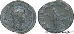 TREBONIEN GALLE (06/251-06/253) Caius Vibius Trebonianus Gallus Antoninien mi-fin 252 N° brm_126489 Date : mi-fin 252 Nom de l'atelier : Rome Métal : billon Diamètre : 22mm Axe des coins : 6h. Poids :