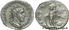 VOLUSIEN (06/251-06/253) Caius Vibius Afinius Gallus Vendumnianus Volusianus Auguste (11/251-05/253) Antoninien mi-fin 252 N° brm_126490 Date : mi-fin 252 Nom de l'atelier : Rome Métal : billon Diamèt