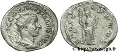 VOLUSIEN (06/251-06/253) Caius Vibius Afinius Gallus Vendumnianus Volusianus Auguste (11/251-05/253) Antoninien fin 252 N° brm_126494 Date : fin 252 Nom de l'atelier : Rome Métal : billon Diamètre : 2