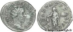 TREBONIEN GALLE (06/251-06/253) Caius Vibius Trebonianus Gallus Antoninien fin 252 N° brm_126498 Date : fin 252 Nom de l'atelier : Rome Métal : billon Diamètre : 22mm Axe des coins : 6h. Poids : 3,75g
