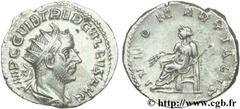 TREBONIEN GALLE (06/251-06/253) Caius Vibius Trebonianus Gallus Antoninien 252 N° brm_126500 Date : 252 Nom de l'atelier : Rome Métal : billon Diamètre : 22mm Axe des coins : 12h. Poids : 3,18g. Degré