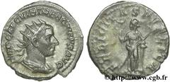 TREBONIEN GALLE (06/251-06/253) Caius Vibius Trebonianus Gallus Antoninien début 253 N° brm_126503 Date : début 253 Nom de l'atelier : Rome Métal : billon Diamètre : 21mm Axe des coins : 12h. Poids : 