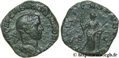 VOLUSIEN (06/251-06/253) Caius Vibius Afinius Gallus Vendumnianus Volusianus Auguste (11/251-05/253) Sesterce début 253 N° brm_126505 Date : début 253 Nom de l'atelier : Rome Métal : cuivre Diamètre :