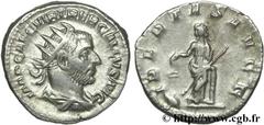 TREBONIEN GALLE (06/251-06/253) Caius Vibius Trebonianus Gallus Antoninien début 253 N° brm_126506 Date : début 253 Nom de l'atelier : Rome Métal : billon Diamètre : 21mm Axe des coins : 12h. Poids : 