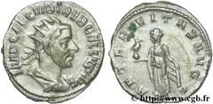 TREBONIEN GALLE (06/251-06/253) Caius Vibius Trebonianus Gallus Antoninien mi 253 N° brm_126520 Date : mi 253 Nom de l'atelier : Rome Métal : billon Diamètre : 20mm Axe des coins : 6h. Poids : 3,10g. 
