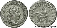 TREBONIEN GALLE (06/251-06/253) Caius Vibius Trebonianus Gallus Antoninien 252-253 N° brm_126531 Date : 252-253 Nom de l'atelier : Antioche Métal : billon Diamètre : 21mm Axe des coins : 12h. Poids : 