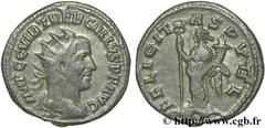 TREBONIEN GALLE (06/251-06/253) Caius Vibius Trebonianus Gallus Antoninien c. 252-253 N° brm_126539 Date : c. 252-253 Nom de l'atelier : Antioche Métal : billon Diamètre : 21mm Axe des coins : 12h. Po