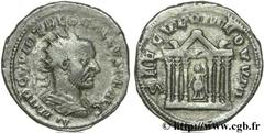 TREBONIEN GALLE (06/251-06/253) Caius Vibius Trebonianus Gallus Antoninien c. 252-253 N° brm_126543 Date : c. 252-253 Nom de l'atelier : Antioche Métal : billon Diamètre : 22mm Axe des coins : 12h. Po
