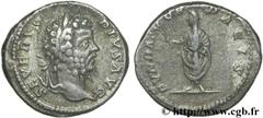 SEPTIME SEVERE (13/04/193-4/02/211) Lucius Septimius Severus Denier 201 N° brm_126582 Date : 201 Nom de l'atelier : Rome Métal : argent Diamètre : 19mm Axe des coins : 12h. Poids : 3,38g.   Etat de co