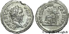 SEPTIME SEVERE (13/04/193-4/02/211) Lucius Septimius Severus Denier 210 N° brm_126584 Date : 210 Nom de l'atelier : Rome Métal : argent Diamètre : 20mm Axe des coins : 12h. Poids : 3,12g.   Etat de co