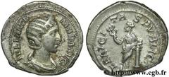 JULIA MAMEE (+235) Julia Mamaea Fille de Julia Mوsa, mère d'Alexandre Sévère - Augusta (221-235) Denier 228 N° brm_126603 Date : 228 Nom de l'atelier : Rome Métal : argent Diamètre : 21mm Axe des coin