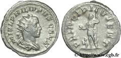 PHILIPPE II (05/244-09/249) Marcus Julius Philippus César (05/244-04/247) Antoninien 246 N° brm_126612 Date : 246 Nom de l'atelier : Rome Métal : billon Diamètre : 23mm Axe des coins : 12h. Poids : 4,