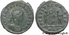 PROBUS (06-07/276-09/282) Marcus Aurelius Probus Aurelianus 282 N° brm_126635 Date : 282 Nom de l'atelier : Siscia Métal : billon Diamètre : 22mm Axe des coins : 12h. Poids : 3,06g. Degré de rareté : 