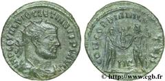 DIOCLETIEN (20/11/284-1/05/305) Caius Aurelius Valerius Diocletianus Auguste (20/11/284-1/05/305) Pseudo aurelianus ou néo-aurelianus 295-296 N° brm_126644 Date : 295-296 Nom de l'atelier : Héraclée M