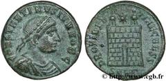 CONSTANTIN II (1/03/317-04/340) Flavius Claudius Julius Constantinus César (1/03/317-9/09/337) Centenionalis ou nummus 325-326 N° brm_127446 Date : 325-326 Nom de l'atelier : Héraclée Métal : cuivre D