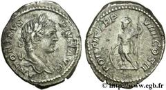 CARACALLA (27/05/196-8/04/217) Marcus Aurelius Antoninus Co-empereur avec Septime Sévère (04/198-209) Denier 206 N° brm_130412 Date : 206 Nom de l'atelier : Rome Métal : argent Diamètre : 20,00mm Axe 