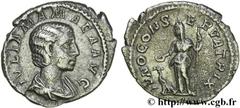 JULIA MAMEE (+235) Julia Mamaea Fille de Julia Mوsa, mère d'Alexandre Sévère - Augusta (221-235) Denier 222 N° brm_130424 Date : 222 Nom de l'atelier : Rome Métal : argent Diamètre : 20,00mm Axe des c