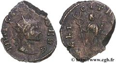 CLAUDE II LE GOTHIQUE (09/268-06-08/270) Marcus Aurelius Claudius Antoninien début 269 - mi 269 N° brm_130712 Date : début 269 - mi 269 Nom de l'atelier : Rome Métal : billon Diamètre : 20,00mm Axe de