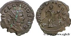 CLAUDE II LE GOTHIQUE (09/268-06-08/270) Marcus Aurelius Claudius Antoninien mi 269 - fin 269 N° brm_130734 Date : mi 269 - fin 269 Nom de l'atelier : Rome Métal : billon Diamètre : 21,00mm Axe des co