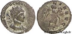QUINTILLE (08-10 ou 11/270) Marcus Aurelius Claudius Quintillus Antoninien 270 N° brm_130749 Date : 270 Nom de l'atelier : Rome Métal : billon Diamètre : 20,00mm Axe des coins : 12h. Poids : 2,68g. De