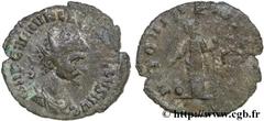 QUINTILLE (08-10 ou 11/270) Marcus Aurelius Claudius Quintillus Antoninien septembre-décembre 270 N° brm_130760 Date : septembre-décembre 270 Nom de l'atelier : Rome Métal : billon Diamètre : 19,00mm 