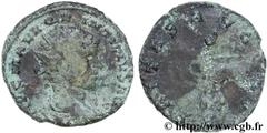 QUINTILLE (08-10 ou 11/270) Marcus Aurelius Claudius Quintillus Antoninien novembre 270 N° brm_130821 Date : novembre 270 Nom de l'atelier : Siscia Métal : billon Diamètre : 19,00mm Axe des coins : 12