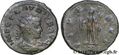 CLAUDE II LE GOTHIQUE (09/268-06-08/270) Marcus Aurelius Claudius Antoninien fin 268 - début 269 N° brm_130841 Date : fin 268 - début 269 Nom de l'atelier : Antioche Métal : billon Diamètre : 19,00mm 