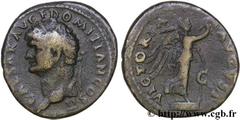 DOMITIEN (12/69-18/09/96) Titus Flavius Domitianus César sous Vespasien (12/69-24/06/79) As 73 N° brm_130852 Date : 73 Nom de l'atelier : Rome Métal : cuivre Diamètre : 27,00mm Axe des coins : 6h. Poi