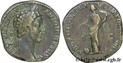 COMMODE (166-31/12/192) Lucius Aurelius Commodus Auguste (17/03/180-31/12/192) Sesterce 180 N° brm_130885 Date : 180 Nom de l'atelier : Rome Métal : cuivre Diamètre : 29,00mm Axe des coins : 12h. Poid