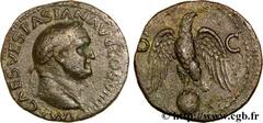 VESPASIEN (1/07/69-24/06/79) Titus Flavius Sabinus Vespasianus As 77-78 N° brm_130904 Date : 77-78 Nom de l'atelier : Lyon Métal : bronze Diamètre : 26,50mm Axe des coins : 6h. Poids : 10,63g. Degré d