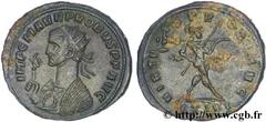 PROBUS (06-07/276-09/282) Marcus Aurelius Probus Aurelianus 277 N° brm_136286 Date : 277 Nom de l'atelier : Siscia Métal : billon Diamètre : 21mm Axe des coins : 1h. Poids : 4,13g. Degré de rareté : R