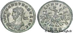 PROBUS (06-07/276-09/282) Marcus Aurelius Probus Aurelianus 277 N° brm_136287 Date : 277 Nom de l'atelier : Serdica Métal : billon Diamètre : 22mm Axe des coins : 12h. Poids : 4,14g. Degré de rareté :