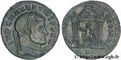 MAXENCE (28/10/306-28/10/312) Marcus Aurelius Valerius Maxentius Auguste (04/307-28/10/312) Follis ou nummus 308-310 N° brm_136305 Date : 308-310 Nom de l'atelier : Rome Métal : cuivre Diamètre : 25,5