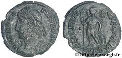 PROCOPE (28/09/365-27/05/366) Procopius Maiorina ou nummus, (PB, ئ 3) 365-366 N° brm_136332 Date : 365-366 Nom de l'atelier : Héraclée Métal : cuivre Diamètre : 19mm Axe des coins : 6h. Poids : 2,33g.