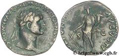 DOMITIEN (12/69-18/09/96) Titus Flavius Domitianus Auguste (13/09/81-18/09/96) As 87 N° brm_136398 Date : 87 Nom de l'atelier : Rome Métal : cuivre Diamètre : 25,5mm Axe des coins : 6h. Poids : 8,32g.