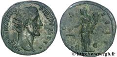ANTONIN LE PIEUX (25/02/138-7/03/161) Titus Aurelius Fulvus Boionius Arrius Antoninus Auguste (10/07/138-7/03/161) Dupondius 149 N° brm_136421 Date : 149 Nom de l'atelier : Rome Métal : cuivre Diamètr