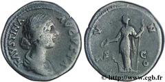FAUSTINE JEUNE (+175) Annia Galeria Faustina Augusta (146-175) Sesterce c. après 147 N° brm_136429 Date : c. après 147 Nom de l'atelier : Rome Métal : bronze Diamètre : 33mm Axe des coins : 12h. Poids