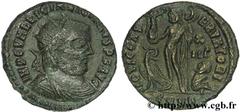 LICINIUS Ier (11/08/308-09/324) Valerius Licinianus Licinius Follis ou nummus 321-324 N° brm_137232 Date : 321-324 Nom de l'atelier : Héraclée Métal : cuivre Diamètre : 18,5mm Axe des coins : 12h. Poi