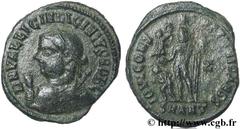 LICINIUS II (1/04/317-09/324) Flavius Valerius Constantinus Licinianus Licinius César (317-324) Centenionalis ou nummus 319 N° brm_137246 Date : 319 Nom de l'atelier : Antioche Métal : cuivre Diamètre