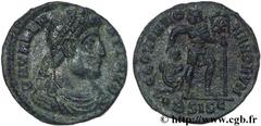 VALENS (28/03/364-9/08/378) Flavius Valens Nummus, (PB, ئ 3) 364 N° brm_137309 Date : 364 Nom de l'atelier : Siscia Métal : cuivre Diamètre : 18mm Axe des coins : 12h. Poids : 2,12g. Degré de rareté :
