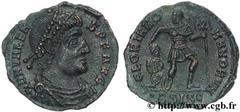 VALENS (28/03/364-9/08/378) Flavius Valens Nummus, (PB, ئ 3) 364 N° brm_137312 Date : 364 Nom de l'atelier : Siscia Métal : cuivre Diamètre : 18mm Axe des coins : 6h. Poids : 2,55g. Degré de rareté : 